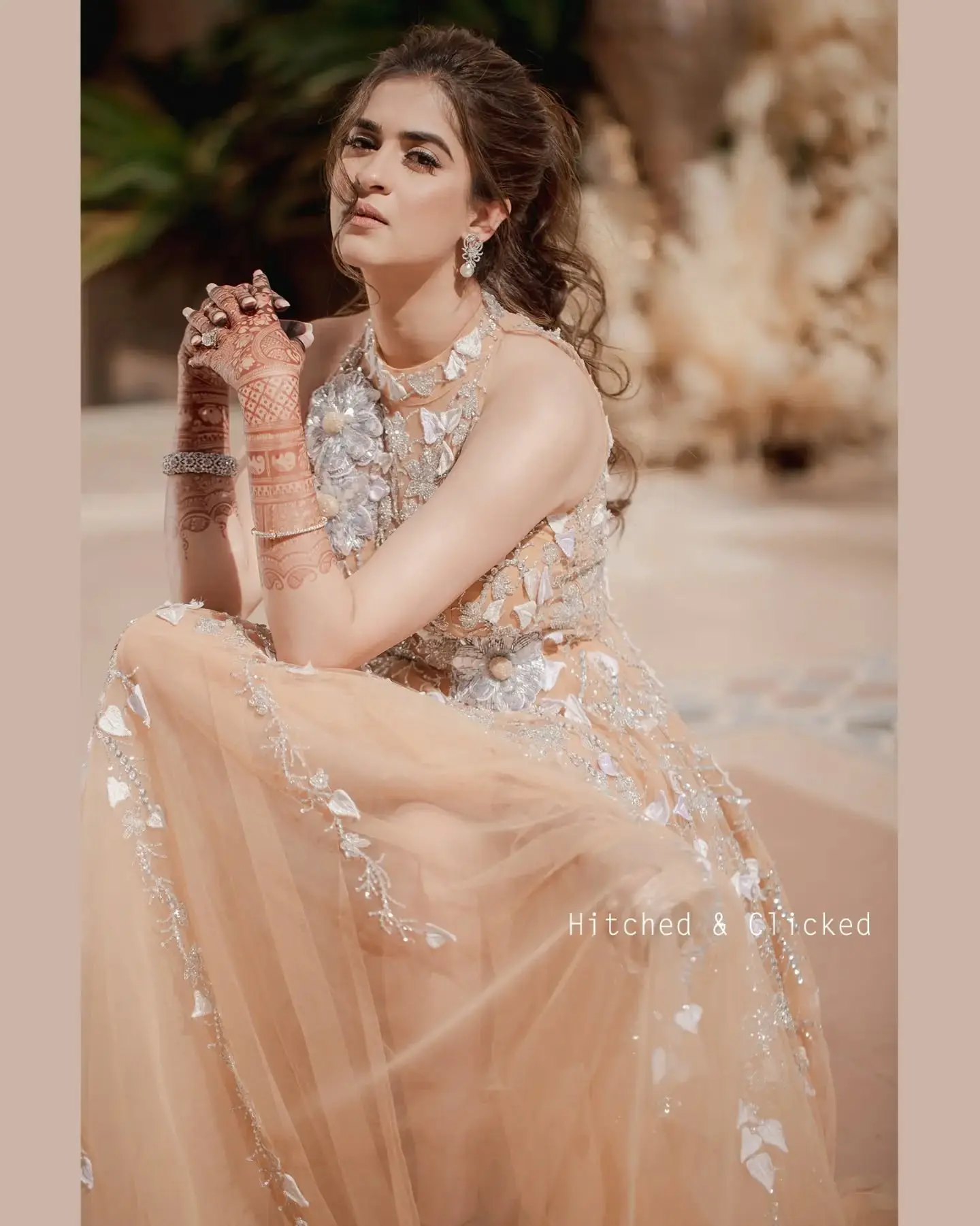 muted pastel shade gowns for modern look