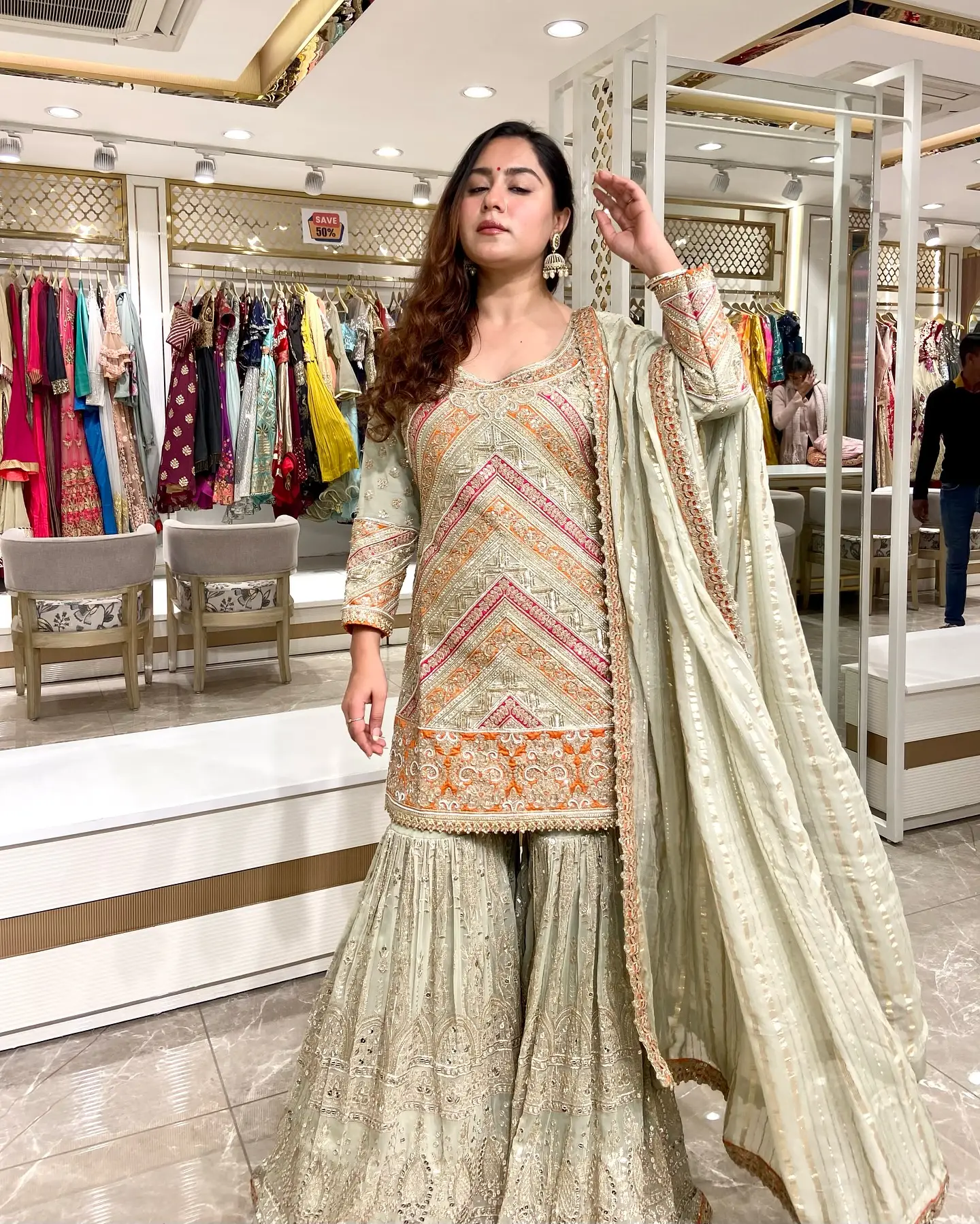 shararas ideas for sister's wedding